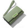 WEICHEN Wristband Women Clutch Wallet Trifold Many Department Wallets Female Purse Lady Purses Coin Pocket Card Holder Carteras