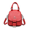 Multifunction Soft Leather Backpacks Women Female  School Bag Women Shoulder Bags Fashion Youth Backpack for Teenage Girls
