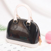 PVC Waterproof Candy Colors Jelly Handbag Small Women Bag Shell Shoulder Bag Crossbody Bag Summer Beach Bag
