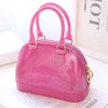 PVC Waterproof Candy Colors Jelly Handbag Small Women Bag Shell Shoulder Bag Crossbody Bag Summer Beach Bag