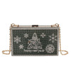 Christmas Gift Evening Bags Red Snow Happy New Year Letter Day Clutch Diamonds Party Wedding Handbags Rhinestones Purse Christmas Gift Evening Bags Red Snow Happy New Year Letter Day Clutch Diamonds Party Wedding Handbags Rhinestones Purse