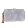 SEKUSA fashion women evening bags tassel ladies clutch purse shoulder chain wedding party handbags bags