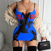 Character Print Sexy Bandage Dress Women Spaghetti Strap Sleeveless Hollow Out Lace Up Party Bodycon Mini Dress Clubwear Vestido Character Print Sexy Bandage Dress Women Spaghetti Strap Sleeveless Hollow Out Lace Up Party Bodycon Mini Dress Clubwear Vestido