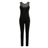 Fashion Gym Fitness Jumpsuit Women Sexy Elasticity Mesh Patchwork Bodycon Jumpsuit Back Cut Out Sport Jumpsuit Slim Overalls