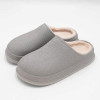 Women EVA Slippers Winter Warm Clogs Women Suede Plush House Slippers Indoor Outdoor Lovers Cotton Memory Foam Zapatillas Mujer