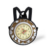 FORUDESIGNS ALICE Cosplay Clock Bag for Girls Boys Round Bag Retro Printed Women Mini Shoulder Circle Crossbody Bags Dropship