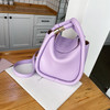 Youth Ladies Simple Versatile Bag Women Bucket Handbag Tote PU Lady Solid Color Lady Travel Fashion Shoulder Bags