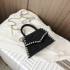 Diamond Flap Small Tote Bag 2020 Summer New Quality PU Leather Women's Designer Handbag Chain Shoulder Messenger Bag Travel Bag