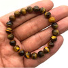 Wholesale Free Shipping 6 8 10 12 14 16 18 20 mm Natural Tiger Eye Volcanic Lava Stone Round Beads For Bracelet Jewelry Making