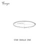 Thaya New arrival Star Bracelet & Bangle Copper Plated18K Single Botton Zircon Silver Color Bangle Dainty For Women Fashion Gift