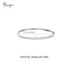 Thaya New arrival Star Bracelet & Bangle Copper Plated18K Single Botton Zircon Silver Color Bangle Dainty For Women Fashion Gift