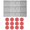 LMETJMA Magnetic Spice Jars With Wall Mounted Rack Stainless Steel Spice Tins Spice Seasoning Containers With Spice Label KC0305 LMETJMA Magnetic Spice Jars With Wall Mounted Rack Stainless Steel Spice Tins Spice Seasoning Containers With Spice Label KC0305