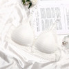AB Cup Lace Bras for Women Bralette Sexy Underwear Lingerie Super Push Up Bra Front Closure Brassiere Girl Minimizer Deep V