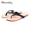 New 2019 Shoes Women Sandals Fashion Flip Flops Summer Style Hair ball Chains Flats Solid Slippers High Quality Free Shipping