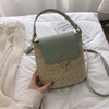 Small Straw Bucket Bags 2020 Crossbody Bags Lady Travel Purses and Handbags Female Shoulder Messenger Bag Women's Shoes