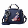 Flowers Shell Women's Tote Leather Clutch Bag Small Ladies Handbags Brand Women Messenger Bags Comfort Casual Flower Bag 2019
