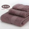 3 Pieces Set 100% Cotton Handkerchief+Face Cloth+Bath Towels Family Terry Towels Bathroom Set Gift Bath Towel Sets 17 Colors