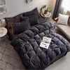 Luxury bedding sets home textile bed cover flat sheets queen king flannel comforter duvet cover coral fleece duvet cover sets