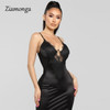 Ziamonga 2019 Women Bandage Dress Sexy Spaghetti Strap Sheath Sexy Club Fashion Evening Party Celebrity Ladies Summer Dresses