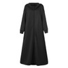 2020 Winter Fleece Outwear ZANZEA Autumn Hooded Long Coat Women Zipper Hoodies Long Sleeve Jackets Sweatshirt Robe Oversized