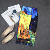 Women Vintage Skirts Flower Printing High Waist Bodycon Slim Midi Split Sexy Pencil Female Falda 24 Patterns SP524