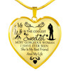 To My Wife Luxury Necklace - Pendant Romantic Chain - Best Gift For Her 338WSO