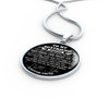 To My Boyfriend Luxury Necklace: Necklace For Boyfriend, Valentine Gift For Boyfriend, Unique Gift For Boyfriend 558BS