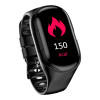 2-in-1 Smart Watch Men Wireless Bluetooth 5.0 Headphones Earbuds Fitness Bracelet Tracker