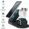 3 in 1 Fast Wireless Charger Dock Station Fast Charging For iPhone 11 11 Pro XR XS Max 8 for Apple Watch 2 3 4 5 For AirPods Pro