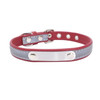 Reflective Leather Customized Cat Collar