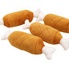 Soft Fleece Chicken Leg Squeak Dog Toys