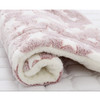 Soft Coral Fleece Dog Bed