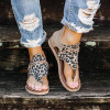 Leopard Pattern Rome Sandals