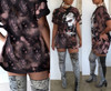 Tupac  (2pac) distressed retro tshirt