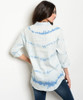 Denim detail fashion shirt