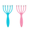 Best Selling Head Massager Five Finger Ball Plastic Scalp Massager Relieve Pressure Itch Massager For Head Rake Head Skin