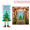 Merry Christmas Porch Door Banner Hanging Ornament For Home