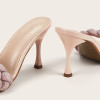 Quilted Diamante Square Toe Sandals