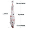 OurWarm Halloween Decor Props Black Lace Spiderweb Curtain Tablecloth Fireplace Bats Mantle Scarf Trick Or Treat Banner Cosplay