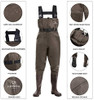 Fly Fishing Waders, Breathable Waders For Men And Women With Wading Belt