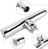 Vertical Horizontal Rail Mount Fishing Rod Holder, Stainless Tournament Style Clamp on Adjustable 32 different angles