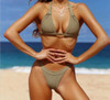 Low Waist Brazilian Triangle Bikini Set