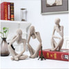 Sculpture Modern Abstract Art Thinker Figure for Bookends andDisplay
