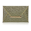 Fashion Style    Leather Clutch Bag  ElegantEnvelope Design Sparkling Sequins
