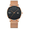 NIBOSI Ultra Thin Luxury Mens Watch