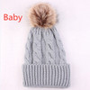Pom Pom Knitted Beanie