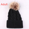 Pom Pom Knitted Beanie