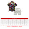Tem Doger Boy Boys Clothes Floral Tie Shirt+Shorts 2PCS Outfits