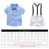 Tem Doger Boy Clothing Sets Shorts Sleeve Top+Shorts+Straps 3PCS Outfits Tem Doger Boy Clothing Sets Shorts Sleeve Top+Shorts+Straps 3PCS Outfits
