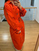 Fashion Fall Winter 2020 casual cotton trench coat with sashes oversize vintage long coats overcoats